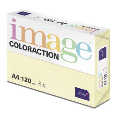 Image Coloraction 120 g / A4, Desert/pastelová žltá