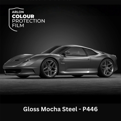 Arlon P446 Gloss Mocha Steel, 1524mm x 18m