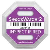 Indikátor nárazu ShockWatch 2, 37 g, fialový