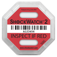 Indikátor nárazu ShockWatch 2, 50 g, červený