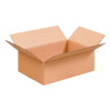Krabica z vlnitej lepenky 3VVL, 250x250x100 mm