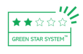 Produkt s 2 hviezdičkami „Green Star System for Visual Com“ znamená, že je vyrobený buď zo suroviny fosílneho pôvodu, ktorá má nízku recyklovateľnosť, alebo z materiálu obnoviteľného / biologického pôvodu, ktorý nie je recyklovateľný.